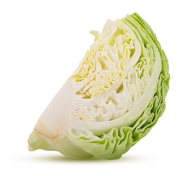 Green Cabbage Quarter