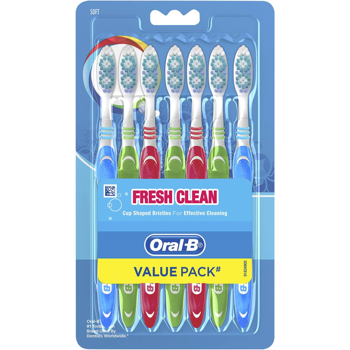 Oral B Medium Clean Toothbrush 7pk