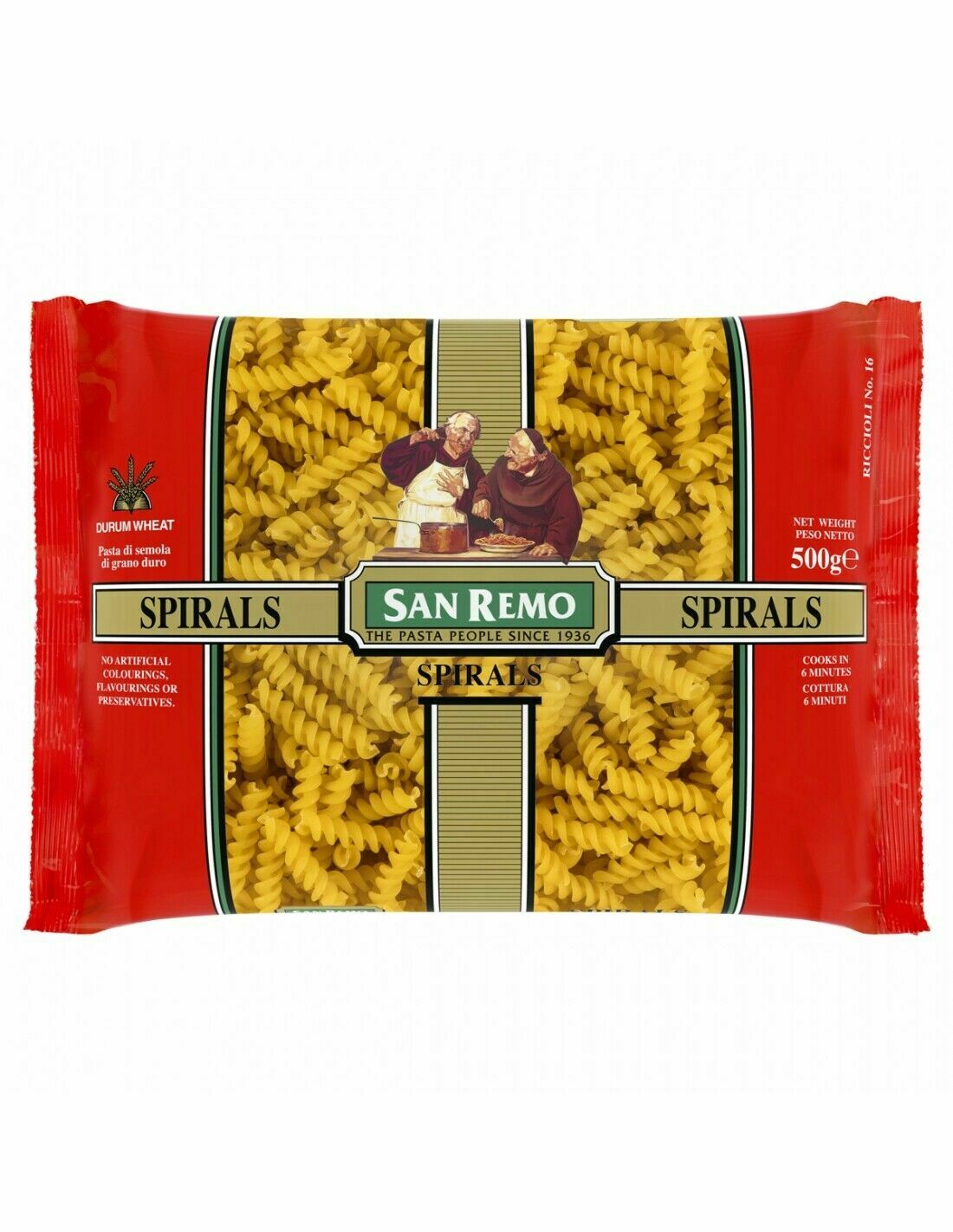 San Remo Spirals #16 500g