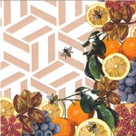 Summer Fruits 33cm Tissue Napkin 20pk